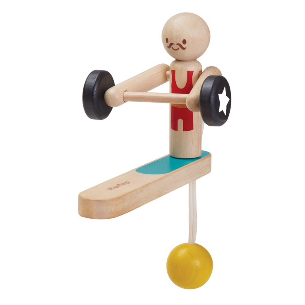PlanToys Weightlifting Acrobat wooden toy