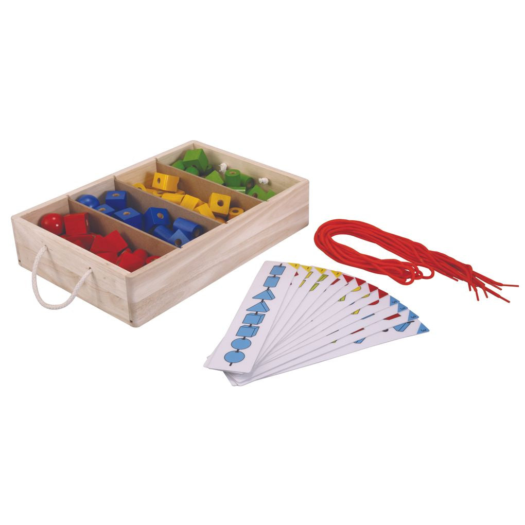 PlanToys Lacing Bead wooden toy
