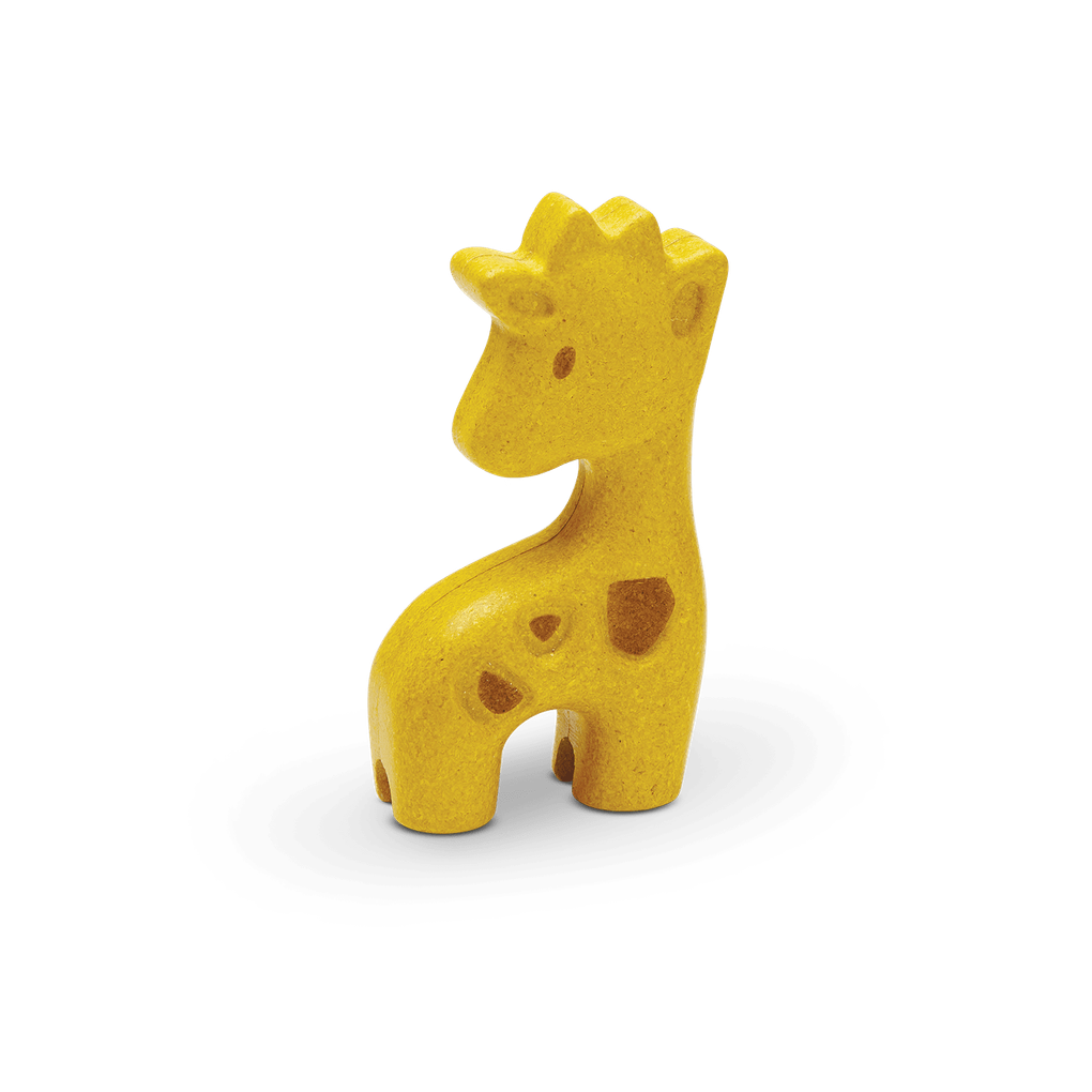 PlanToys yellow Giraffe wooden toy