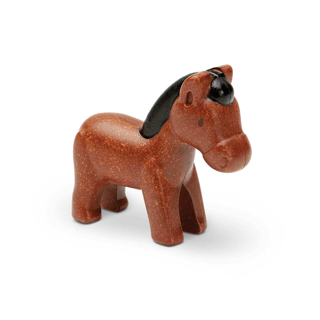 PlanToys brown Horse wooden toy