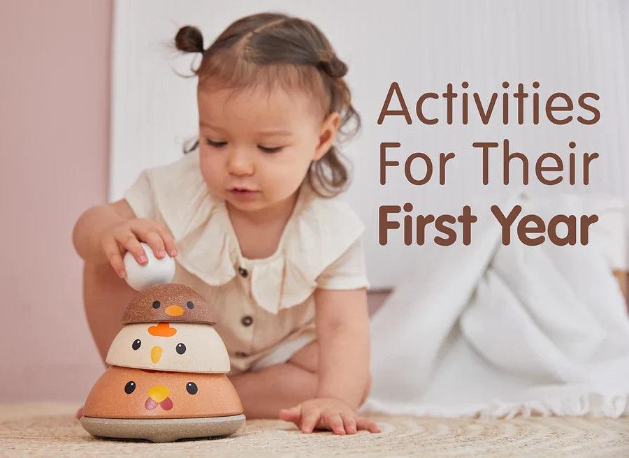 Learning through play activities for children's first year – PlanToys USA