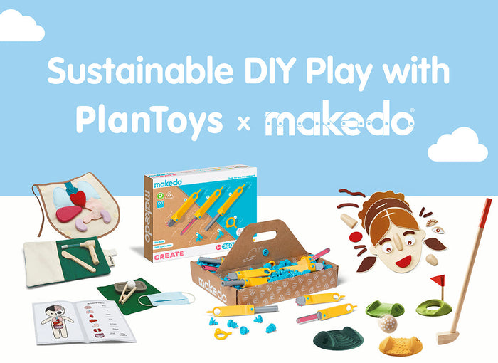 Sustainable DIY Play with PlanToys x Makedo