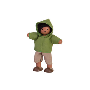 Boy Dollhouse Figure - Medium Skin Tone