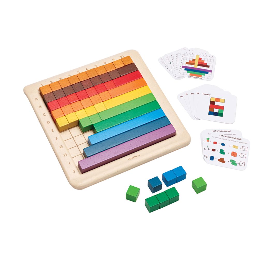 Mathxmatrix Rods Math Blocks And Rods – PlanToys USA