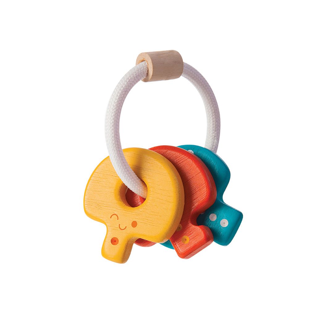 Baby Key Rattle – PlanToys USA - Main Image