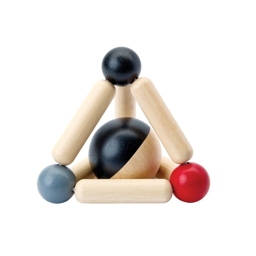 PlanToys Razzo da Impilare in Legno con Figure Geometriche bambino PlanToys Razzo da Impilare in Legno con Figure Geometriche bambino