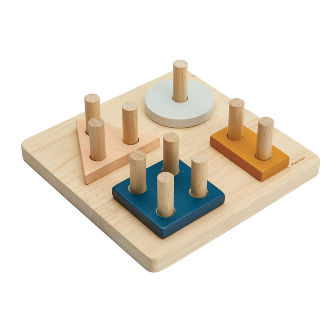 Geometric Sorting Board - Orchard – PlanToys USA