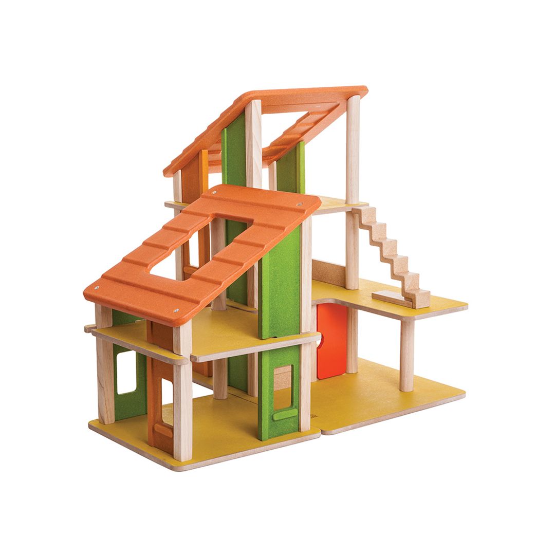 Chalet Dollhouse Without Furniture PlanToys USA