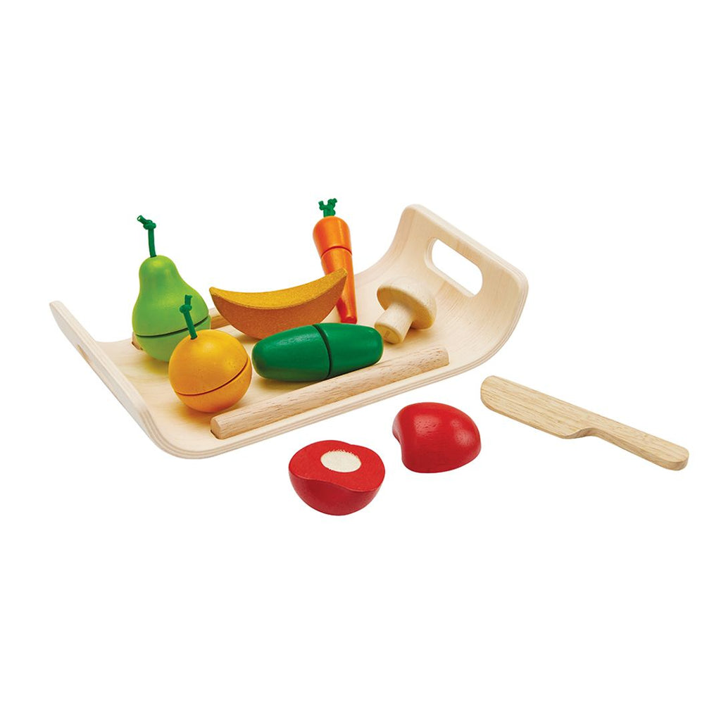 PlanToys Assorted Fruit & Vegetable wooden toy