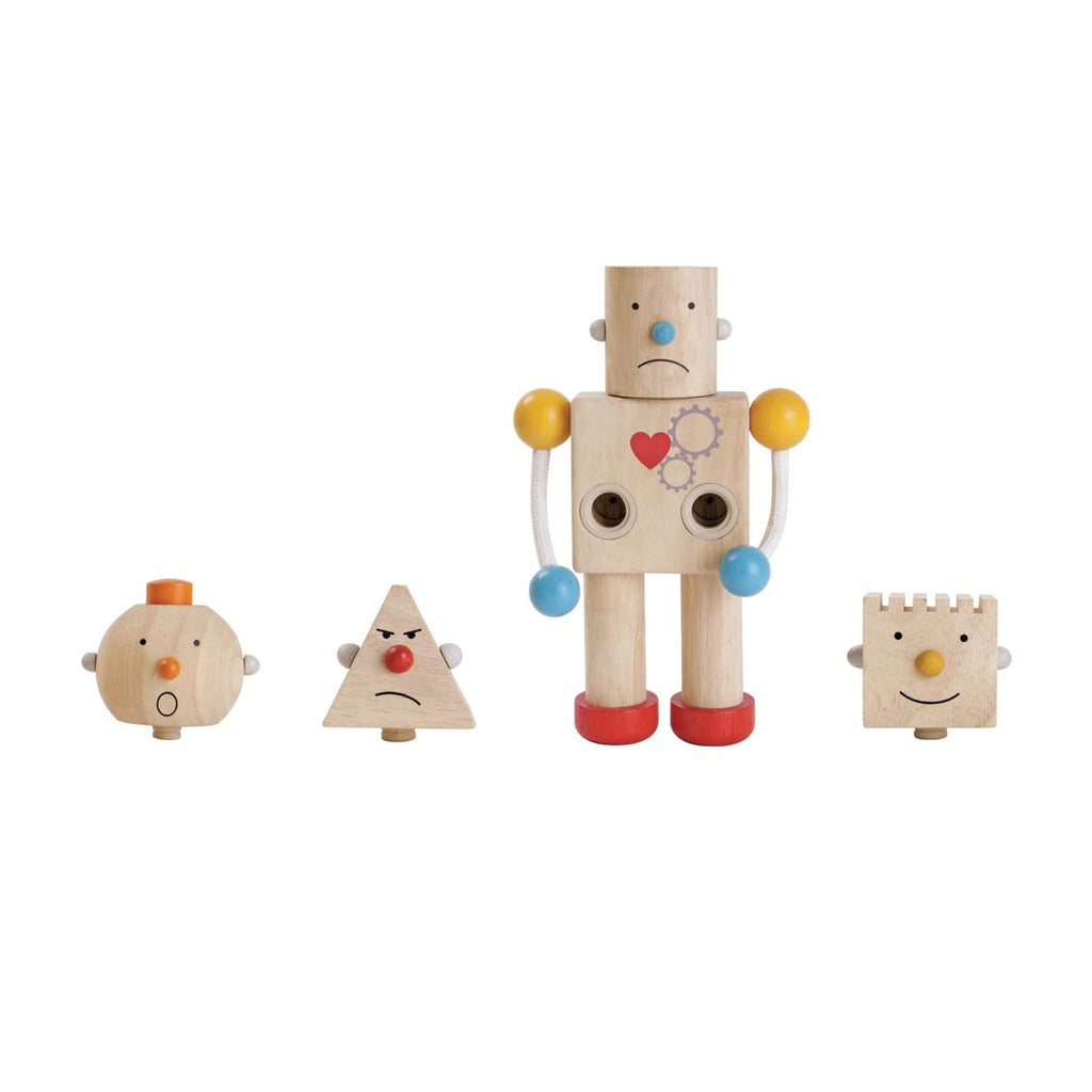 PlanToys Build-A-Robot wooden toy