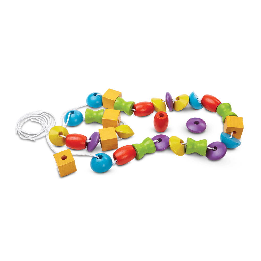 PlanToys Lacing Beads wooden toy