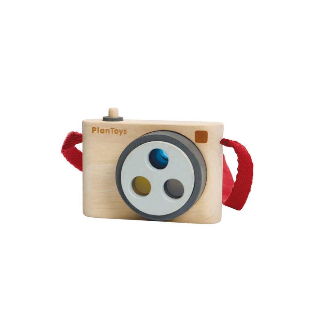 PlanToys Colored Snap Camera wooden toy