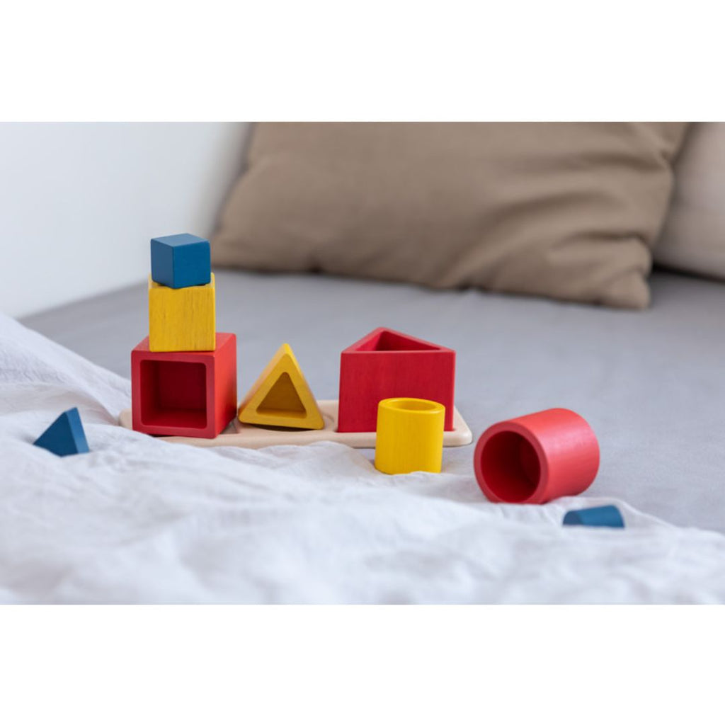 PlanToys Nesting Puzzle - Unit Plus wooden toy