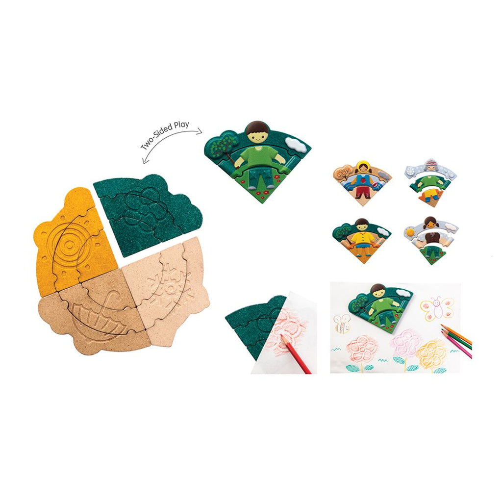 PlanToys Weather Dress-Up wooden toy
