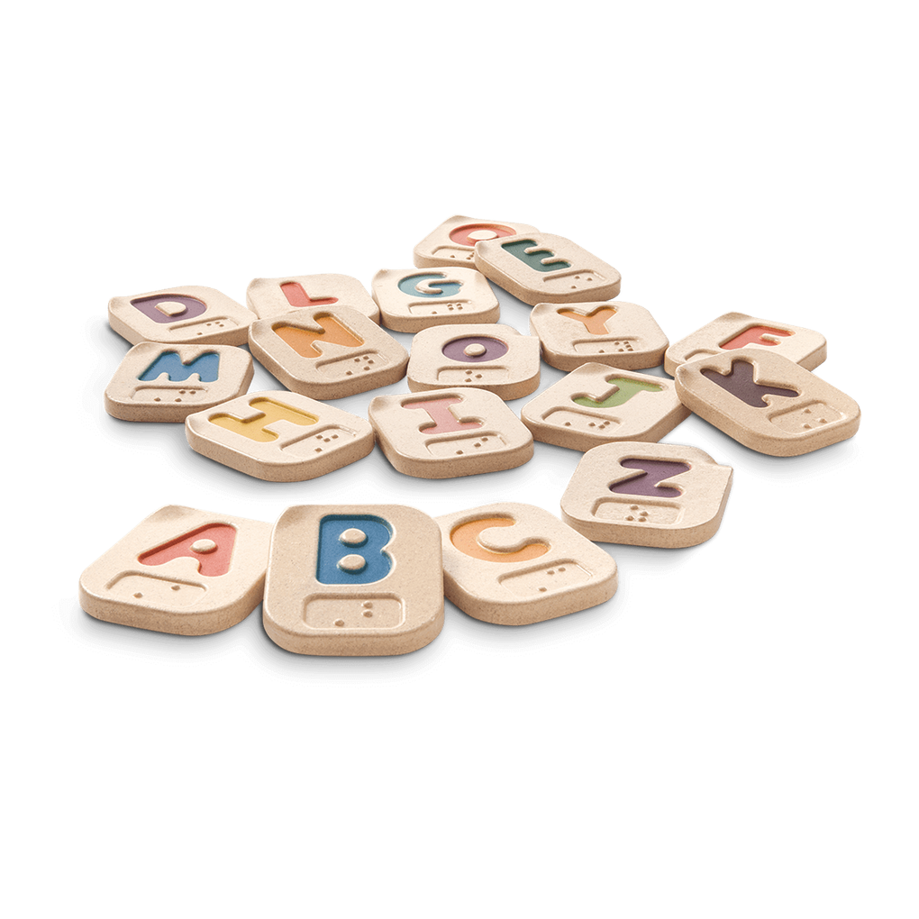 PlanToys Braille Alphabet A-Z wooden toy