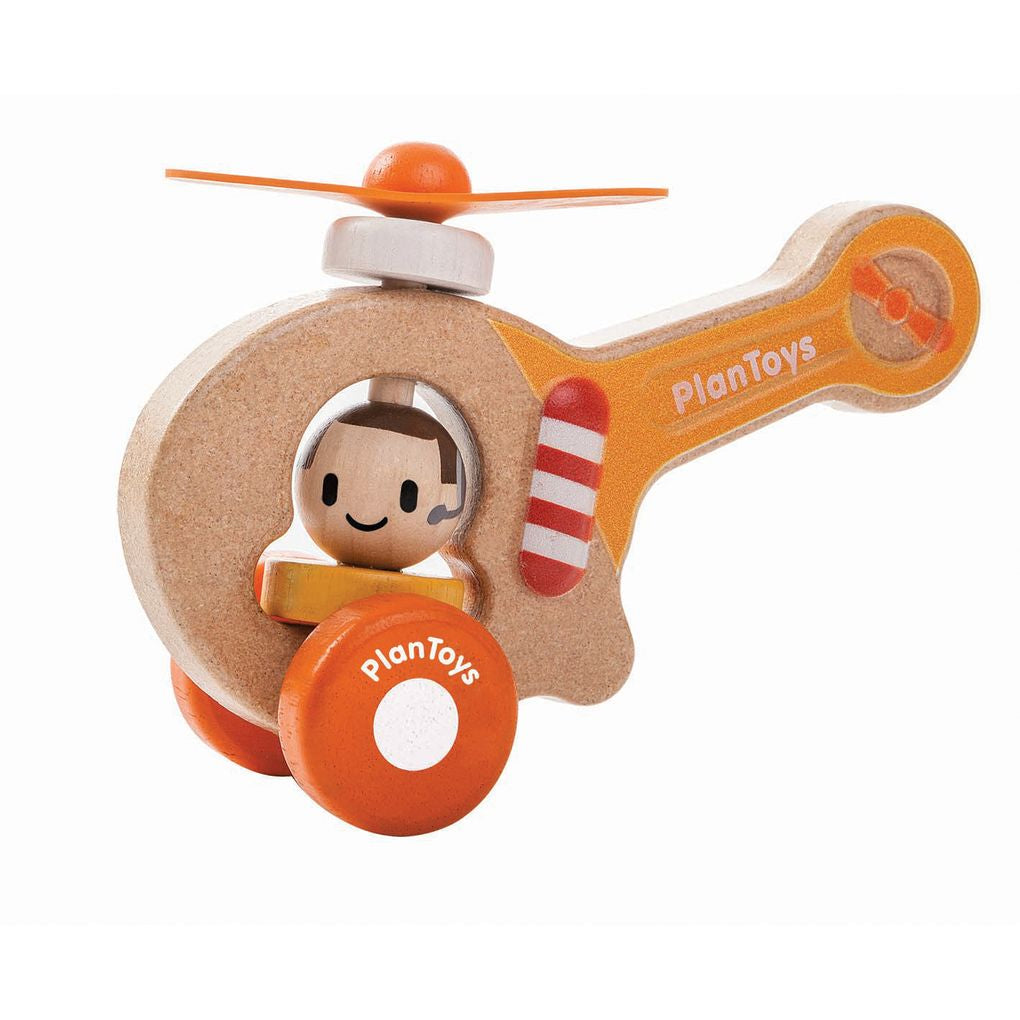 PlanToys Helicopter wooden toy