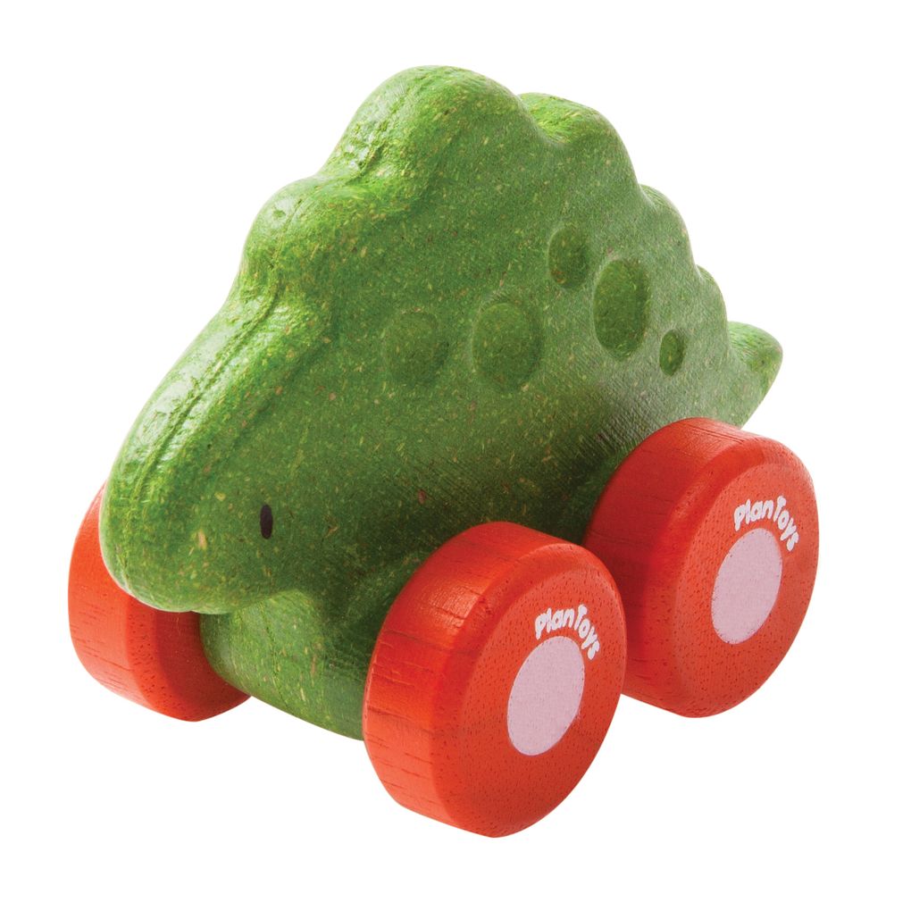 PlanToys Dino Car - Stego wooden toy