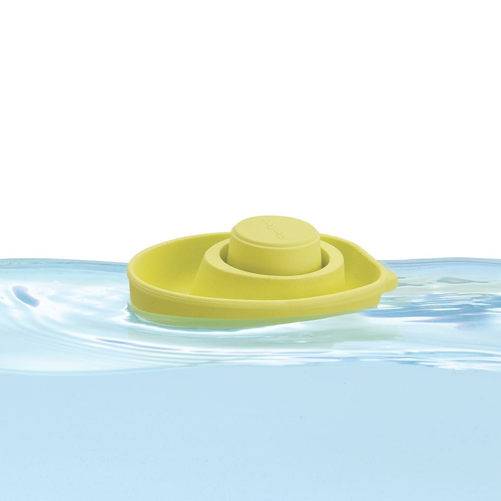 PlanToys pastel green Rubber Convertible Boat