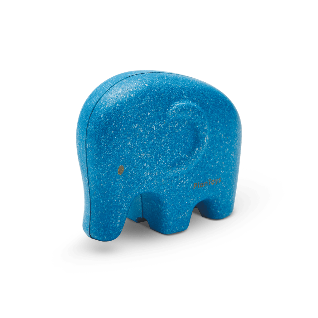 PlanToys blue Elephant wooden toy