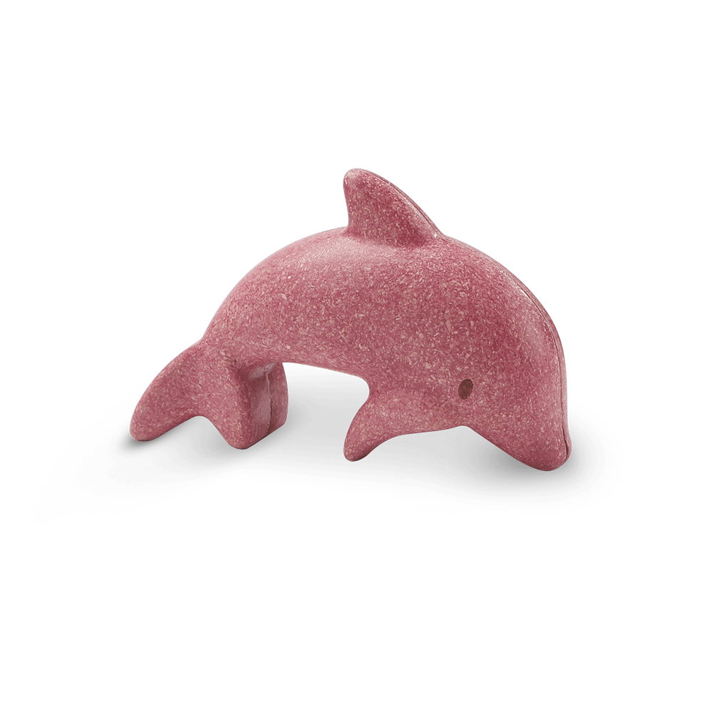 PlanToys pink Dolphin wooden toy