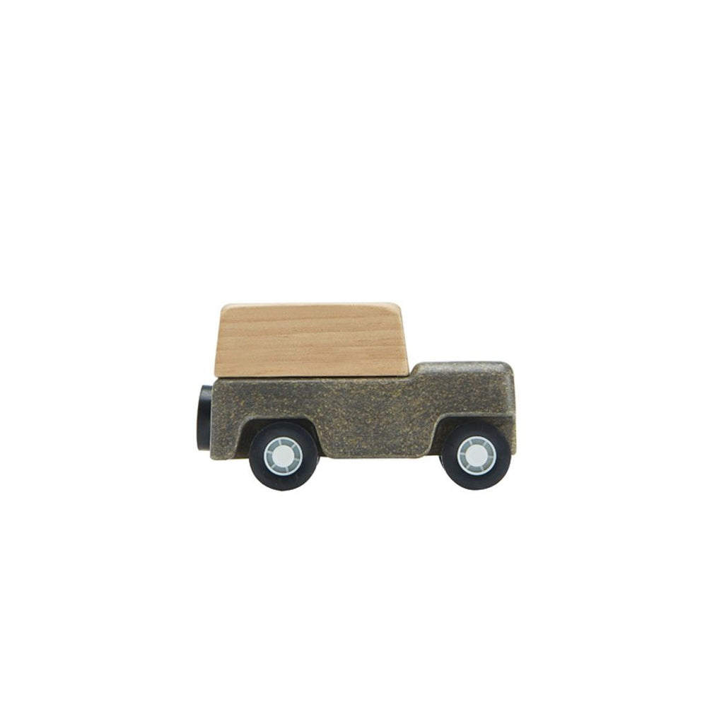 PlanToys grey Wagon wooden toy