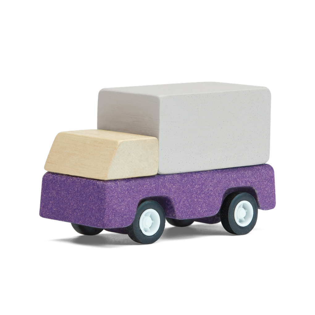 PlanToys Purple Delivery Truck wooden toy