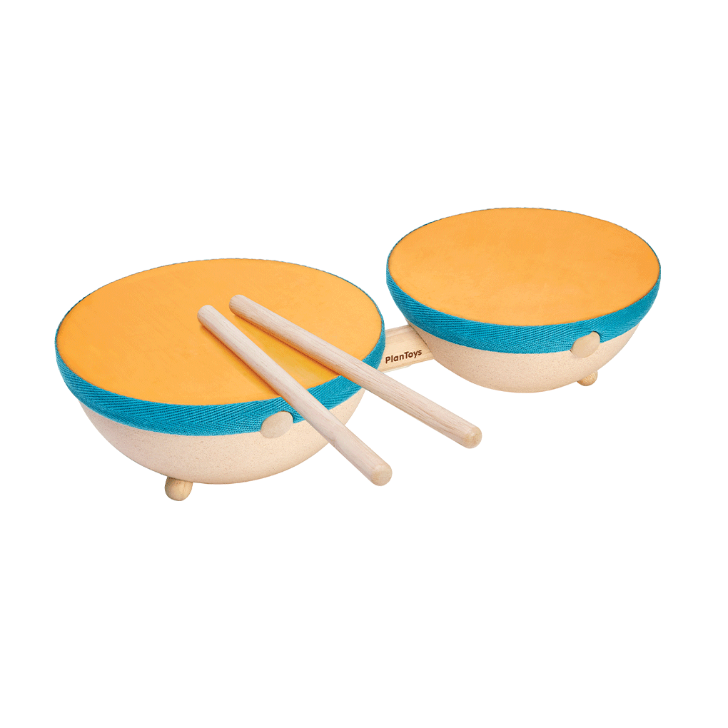 PlanToys Double Drum wooden toy