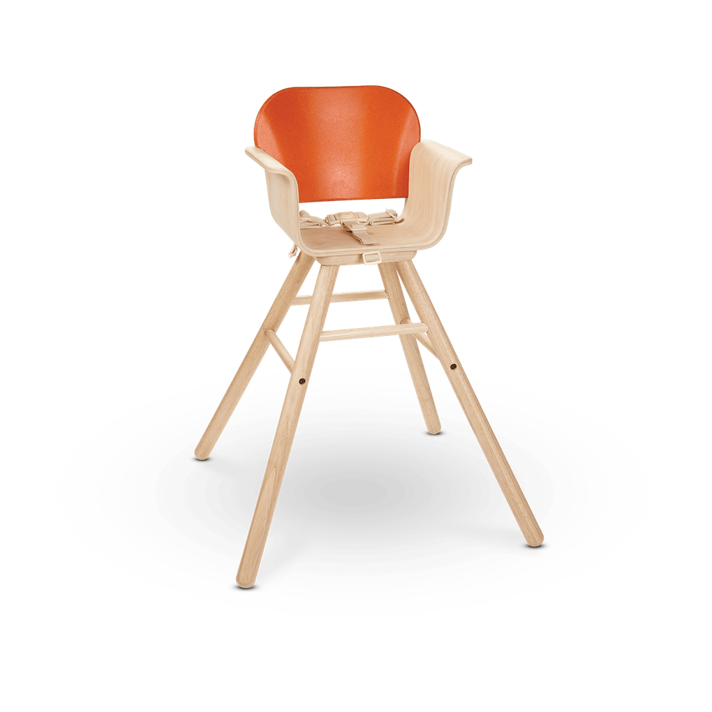 PlanToys orange High Chair wooden material